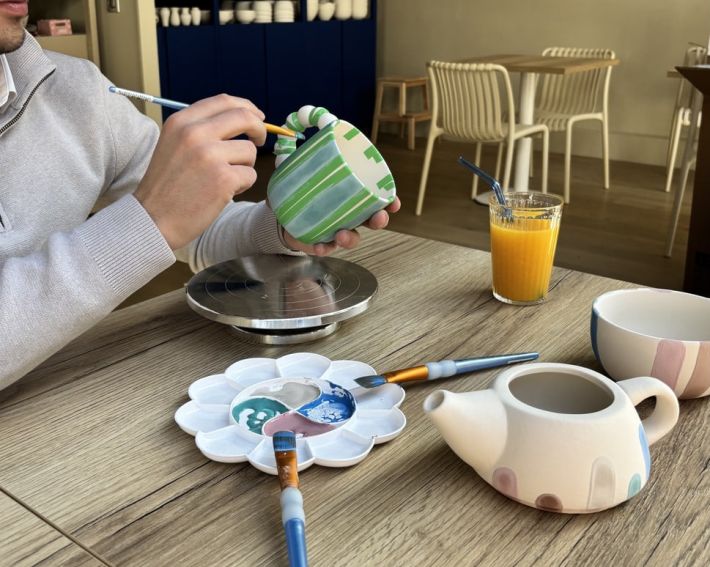 atelier peinture sur ceramique