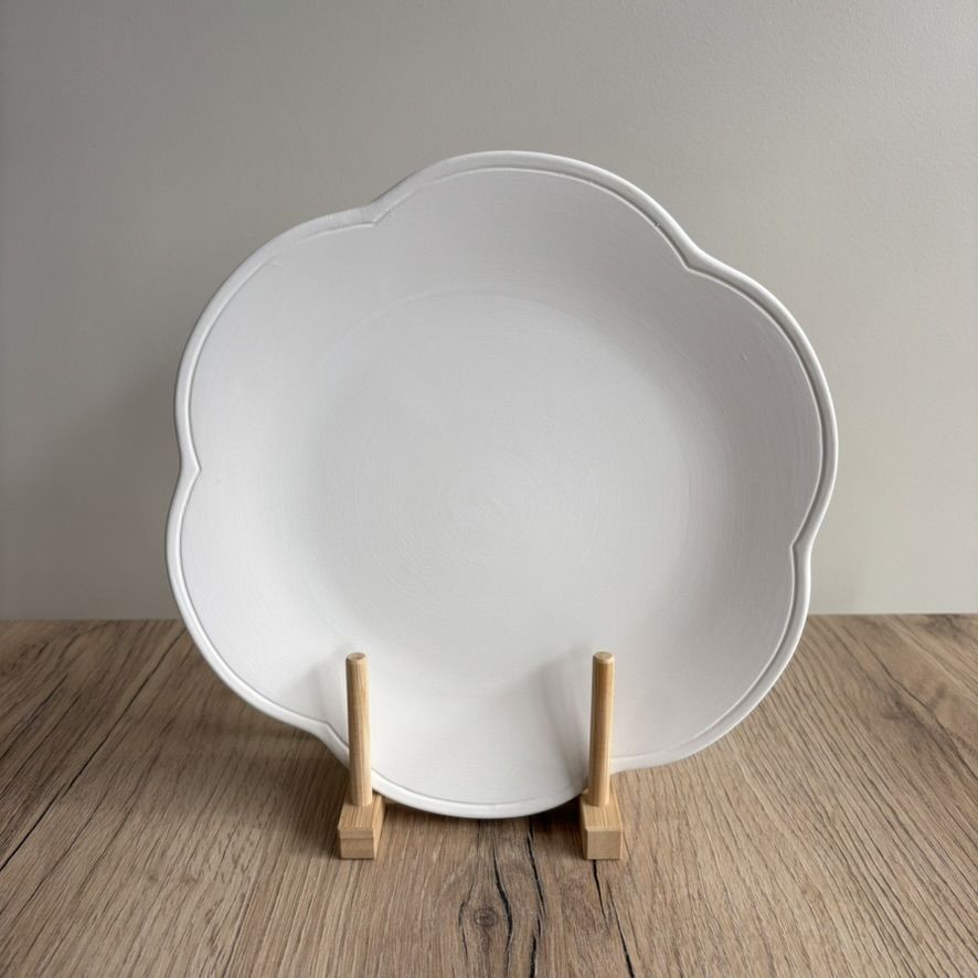 Assiette fleur Isabelle