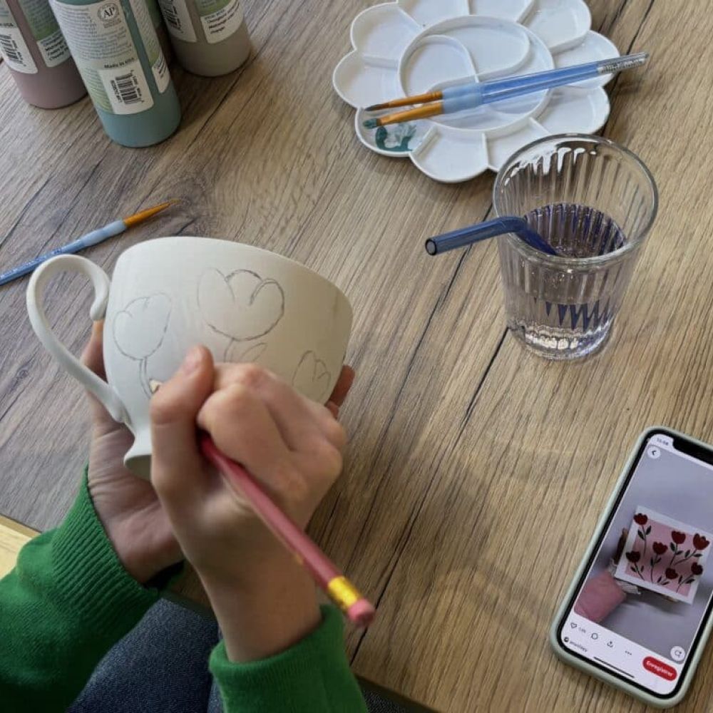 dessin tasse en ceramique