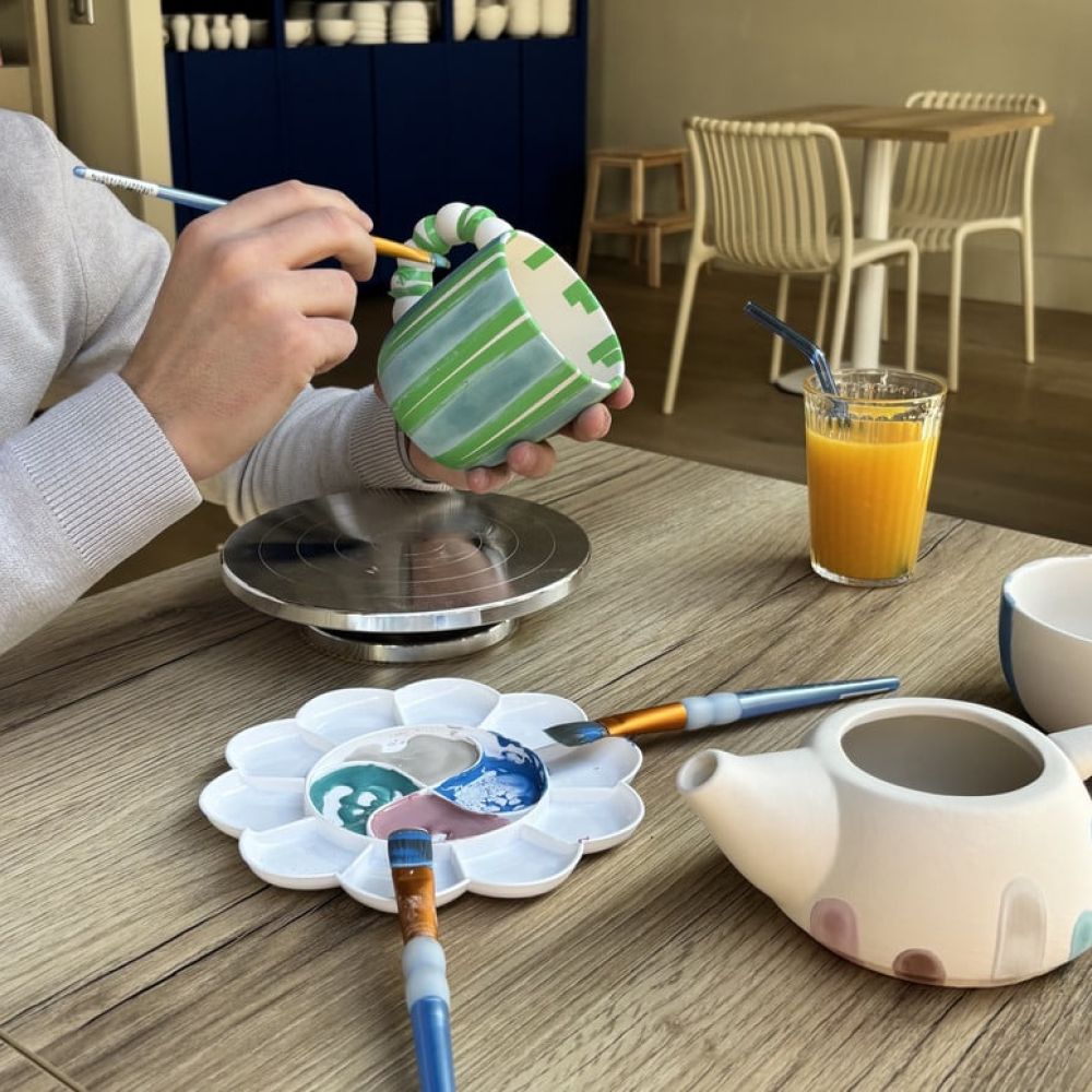 peinture en ceramique